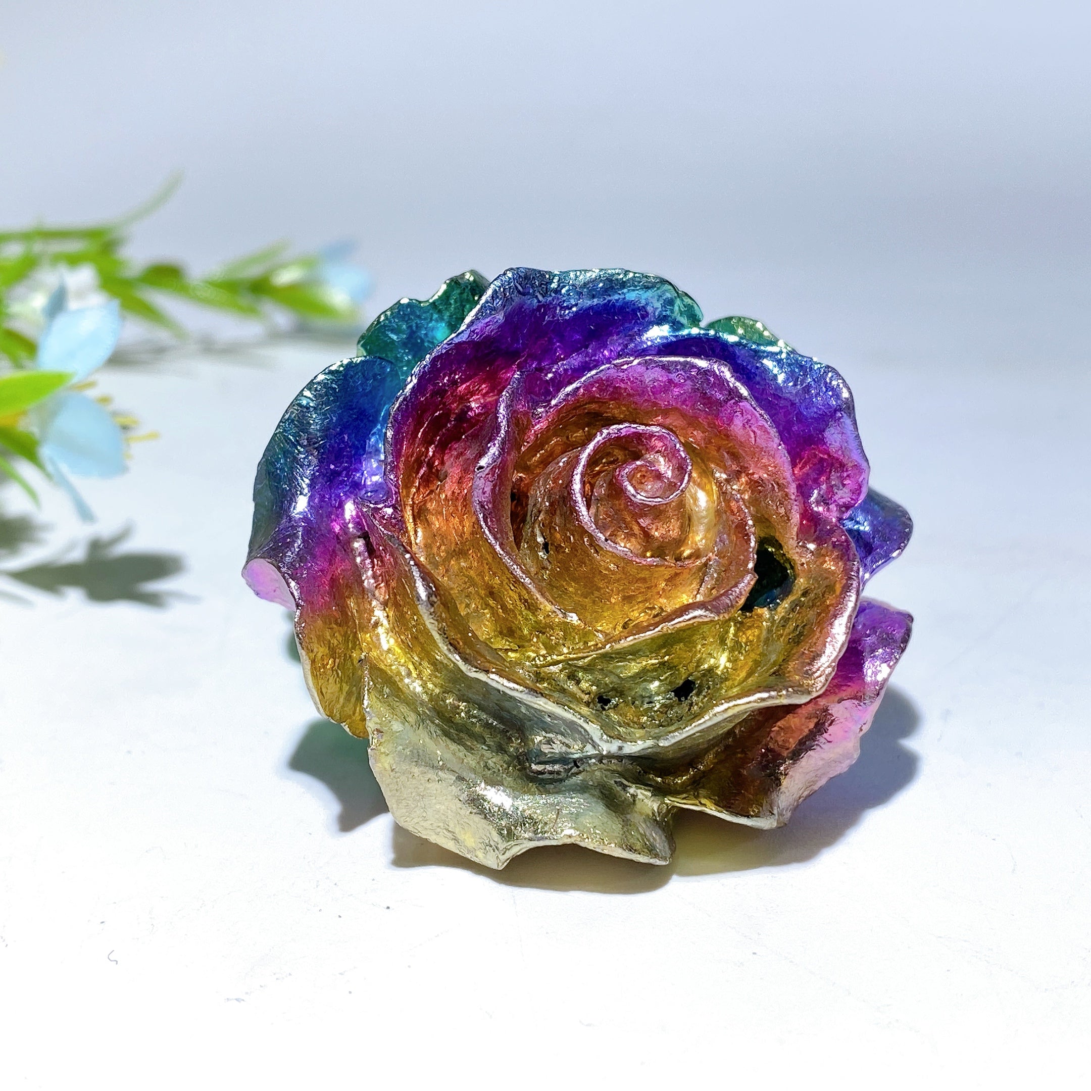 1.8 inch Bismuth Flower Crystal Figurine for Healing
