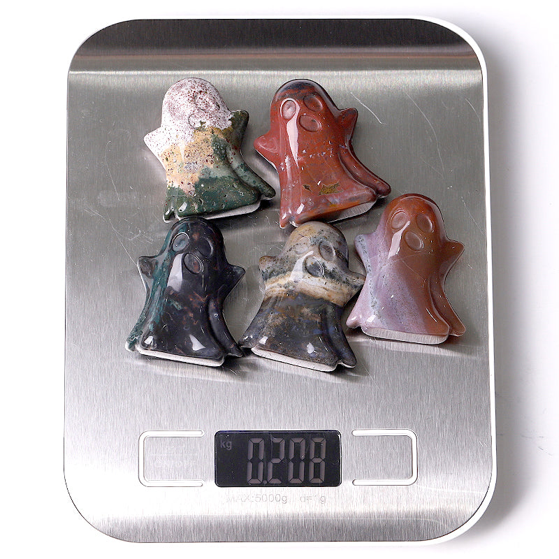 1.8 inch Ocean Jasper Ghost Crystal Figurine for Healing