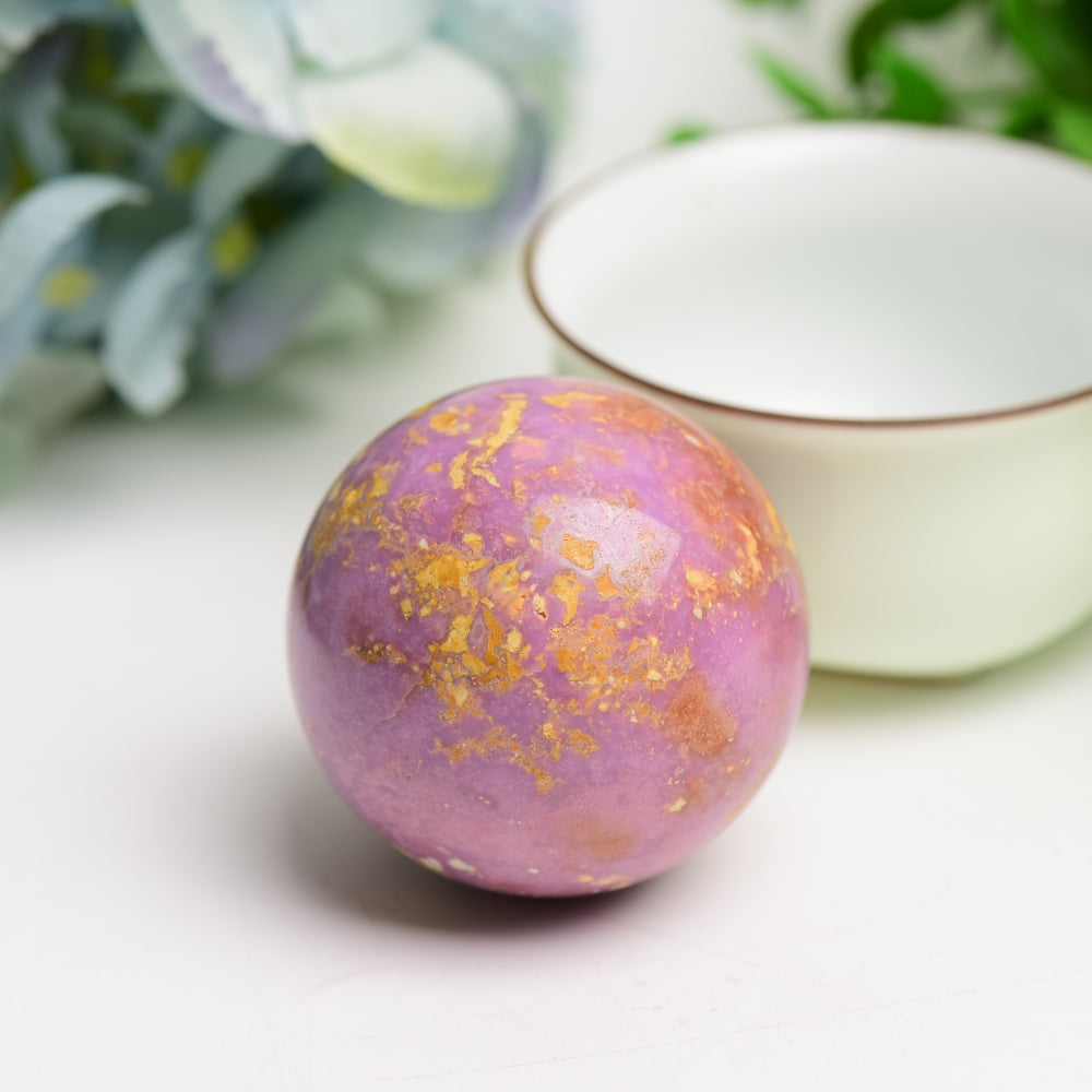 1.8 inch Phosphosiderite Crystal Healing Sphere