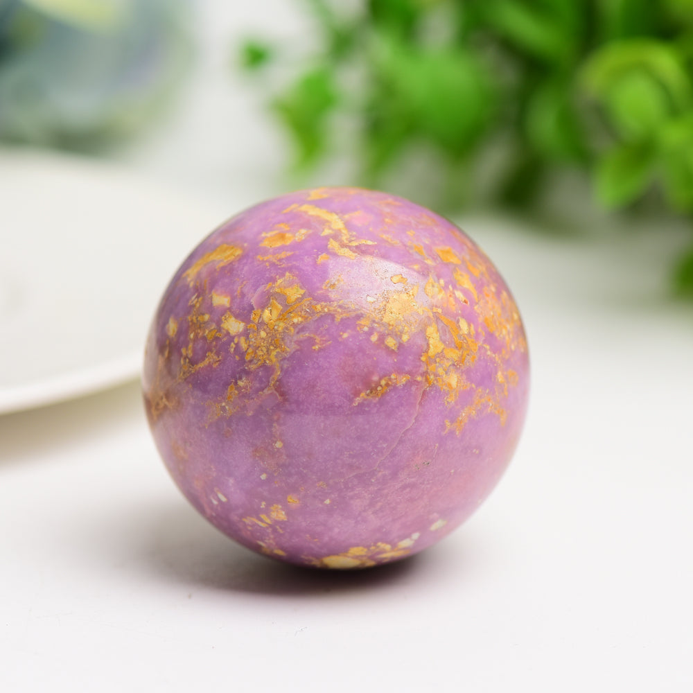 1.8 inch Phosphosiderite Crystal Healing Sphere