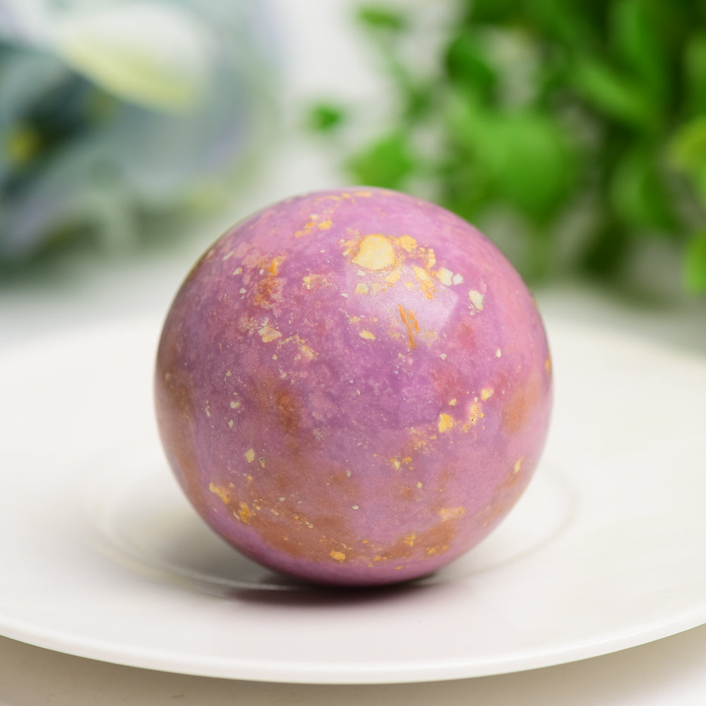 1.8 inch Phosphosiderite Crystal Healing Sphere