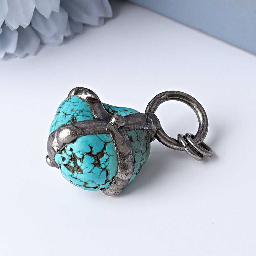 1.8 Inch Turquoise Pendant for Handmade Jewelry
