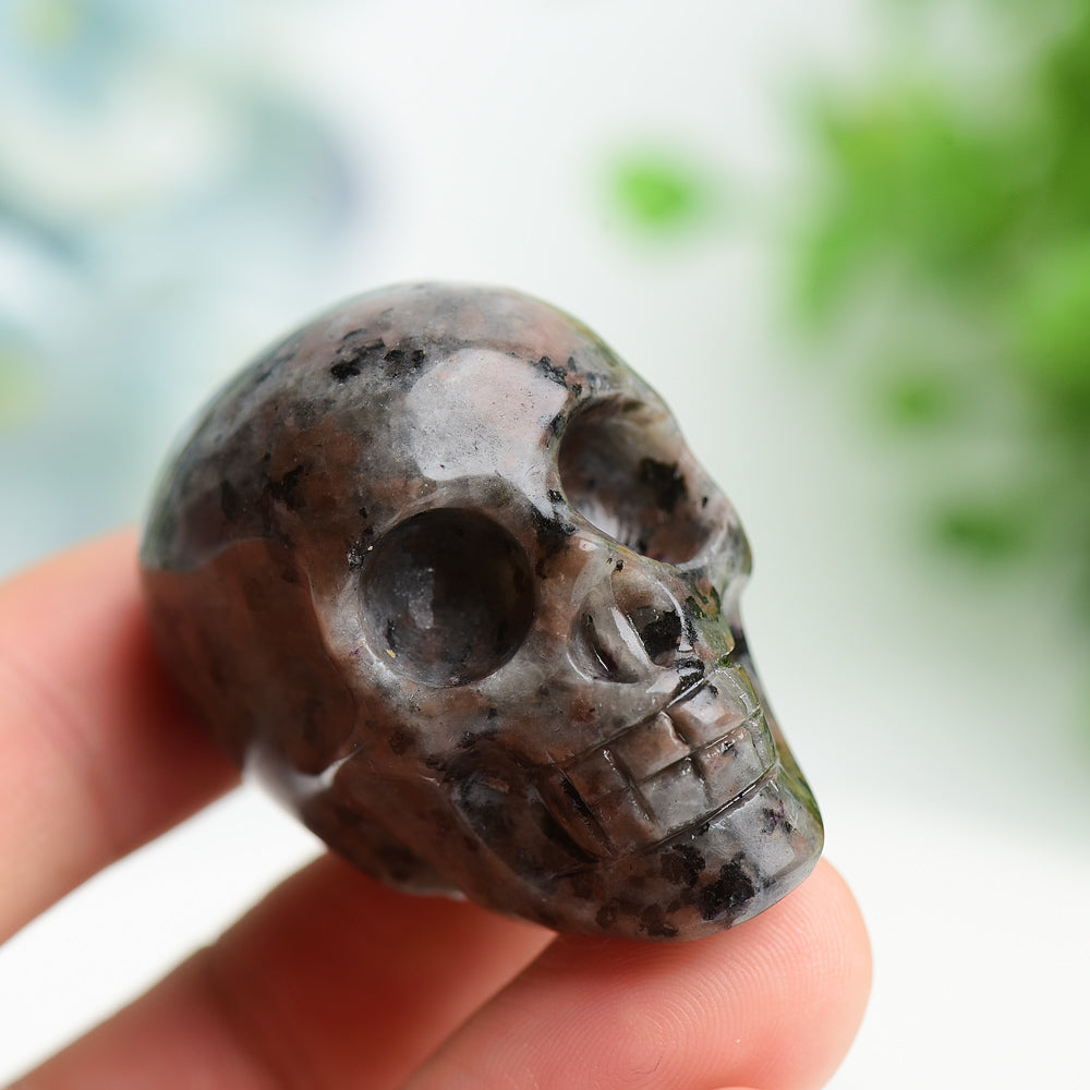 1.85 Inch Yooperlite Crystal Skull Carving for Healing