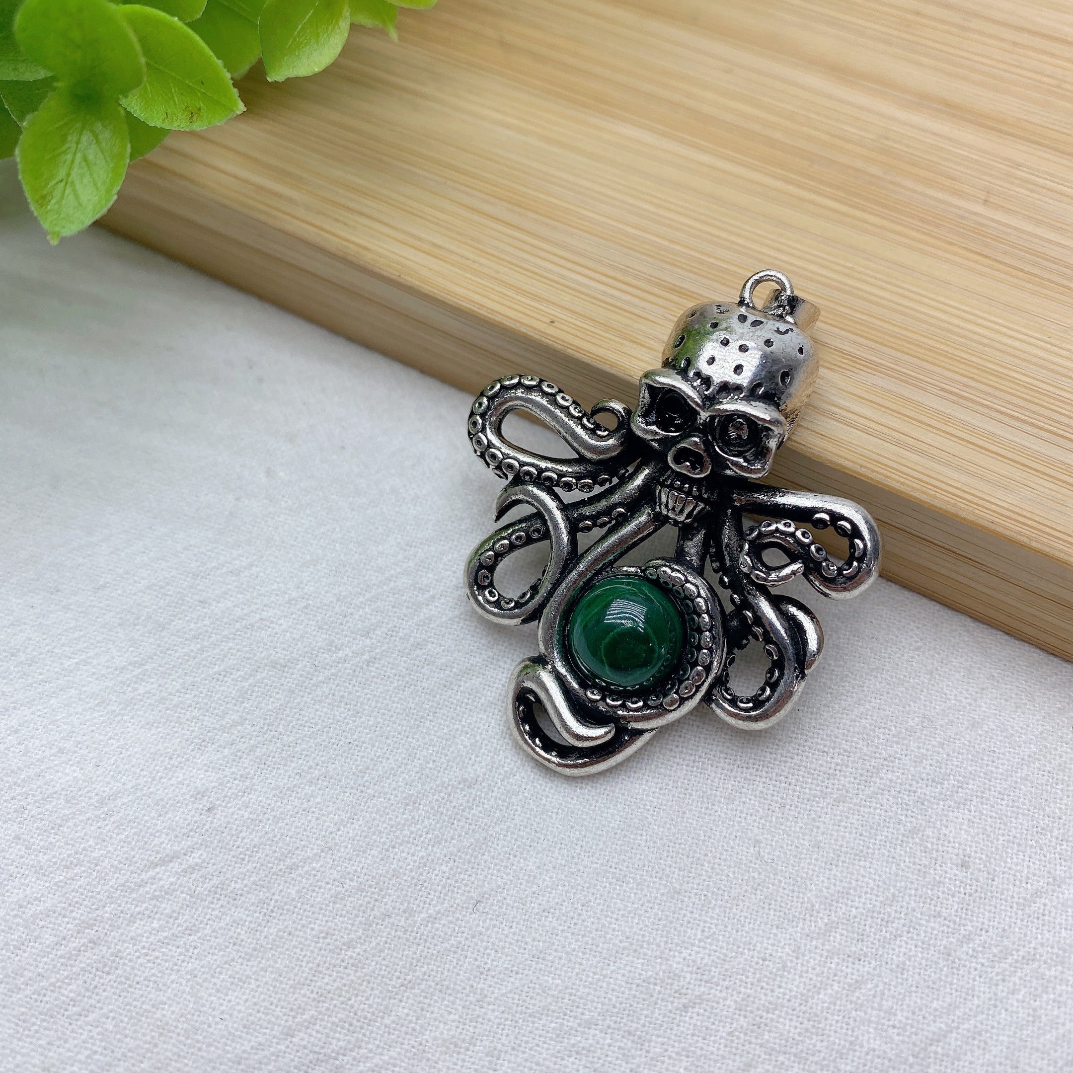 1.85in Mixed Crystal Octopus Pendant for Spiritual Healing