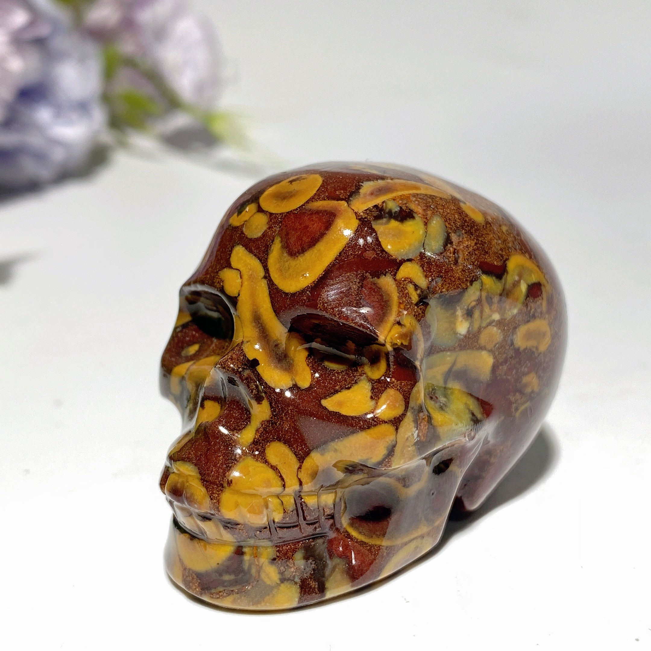 1.9-2.0 Inch Mixed Crystal Skull Carvings for Healing
