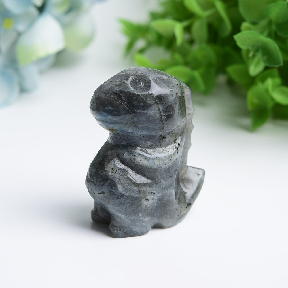 1.9 inch Mixed Crystal Dinosaur Carving for Healing