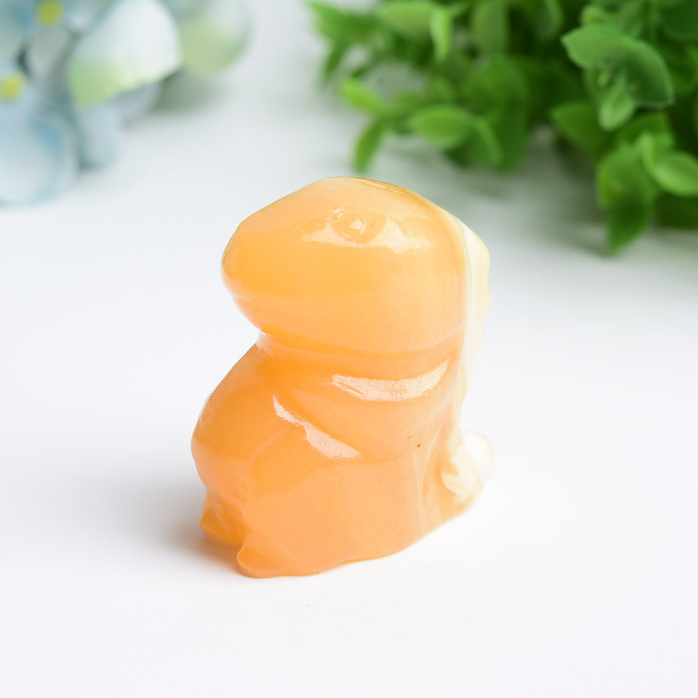 1.9 inch Mixed Crystal Dinosaur Carving for Healing