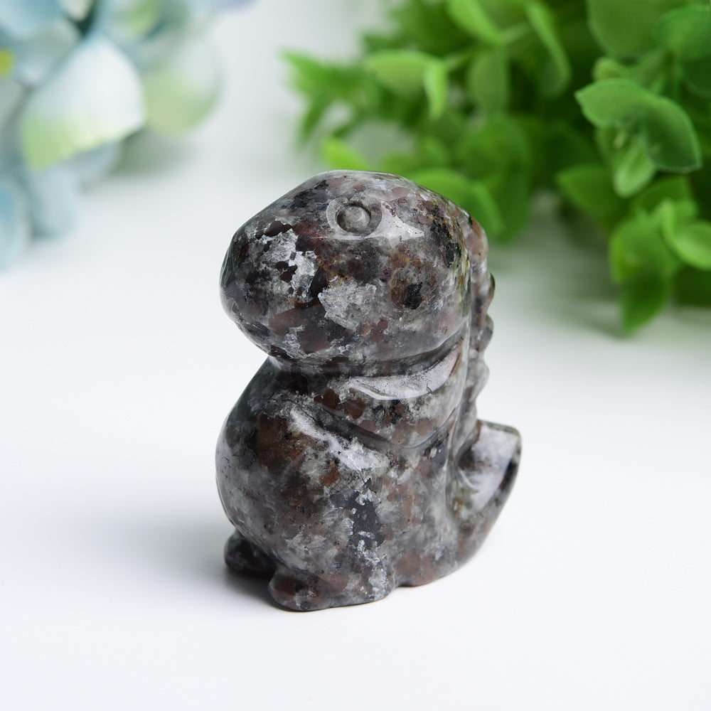 1.9 inch Mixed Crystal Dinosaur Carving for Healing