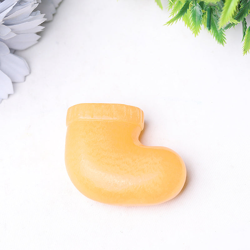 1.9 Inch Purple Mica Crystal Sock Carving