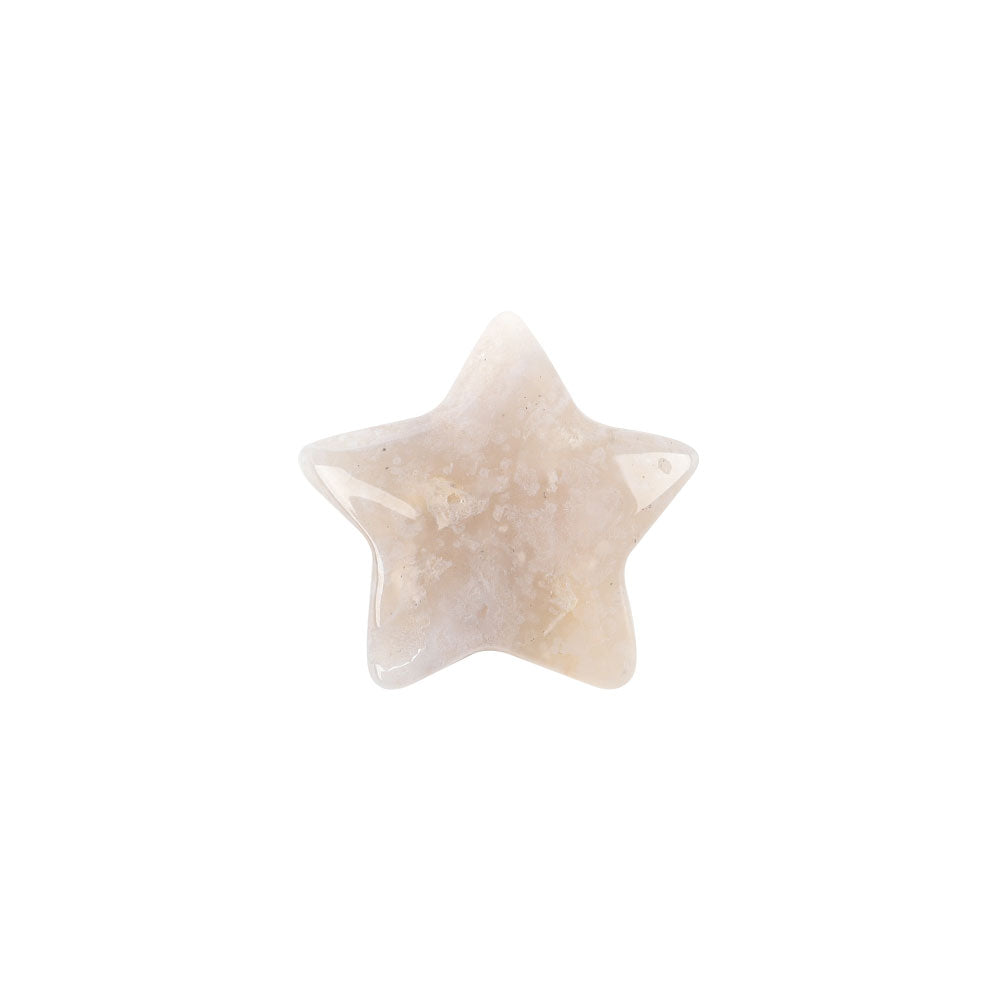 1" Hand-Carved Crystal Stars Assorted Gemstones 1 Inch
