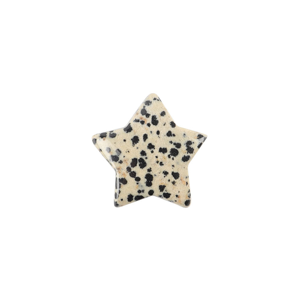1" Hand-Carved Crystal Stars Assorted Gemstones 1 Inch