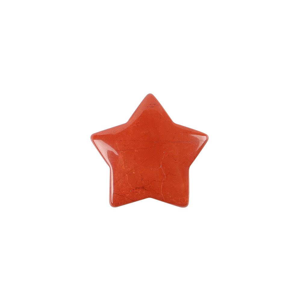 1" Hand-Carved Crystal Stars Assorted Gemstones 1 Inch