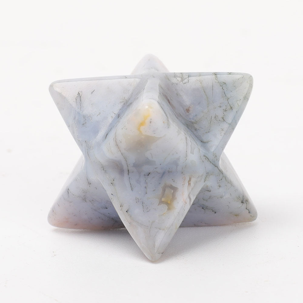 1 Inch Cat Eye Merkaba Star Crystal for Spiritual Healing