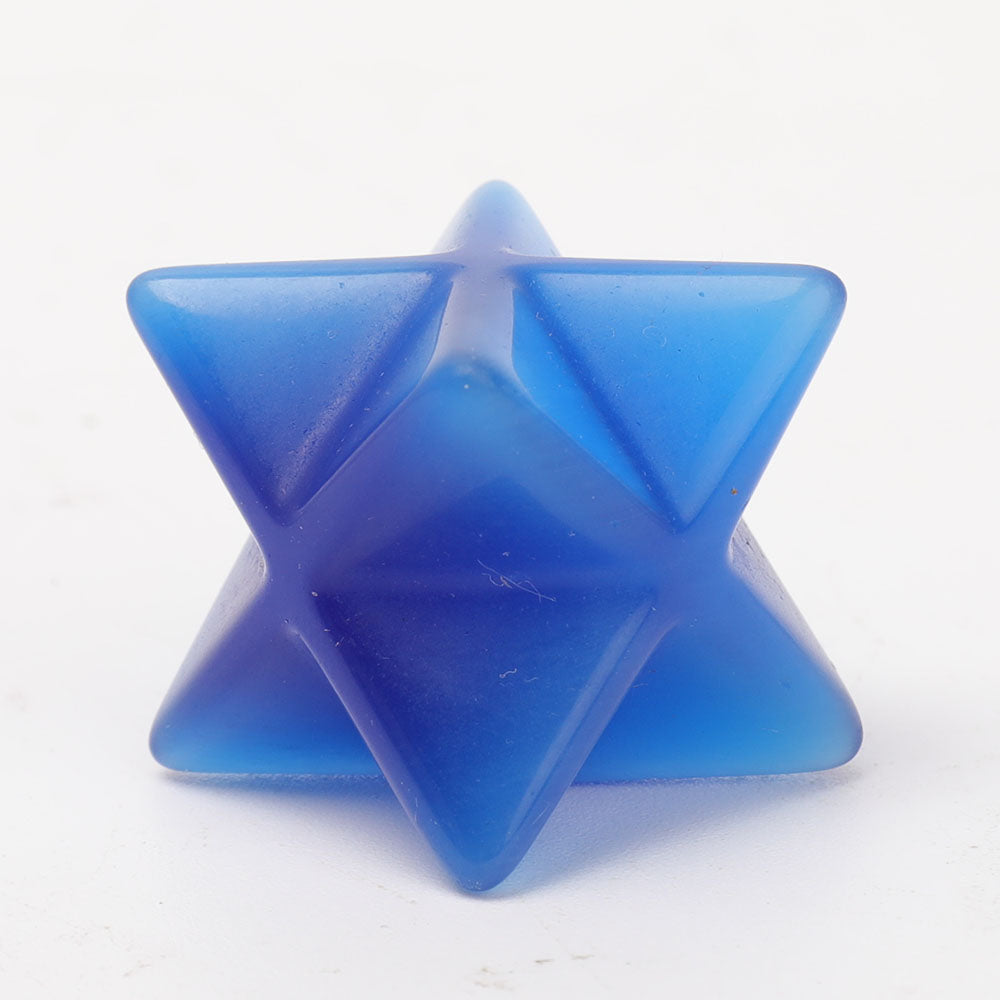 1 Inch Cat Eye Merkaba Star Crystal for Spiritual Healing