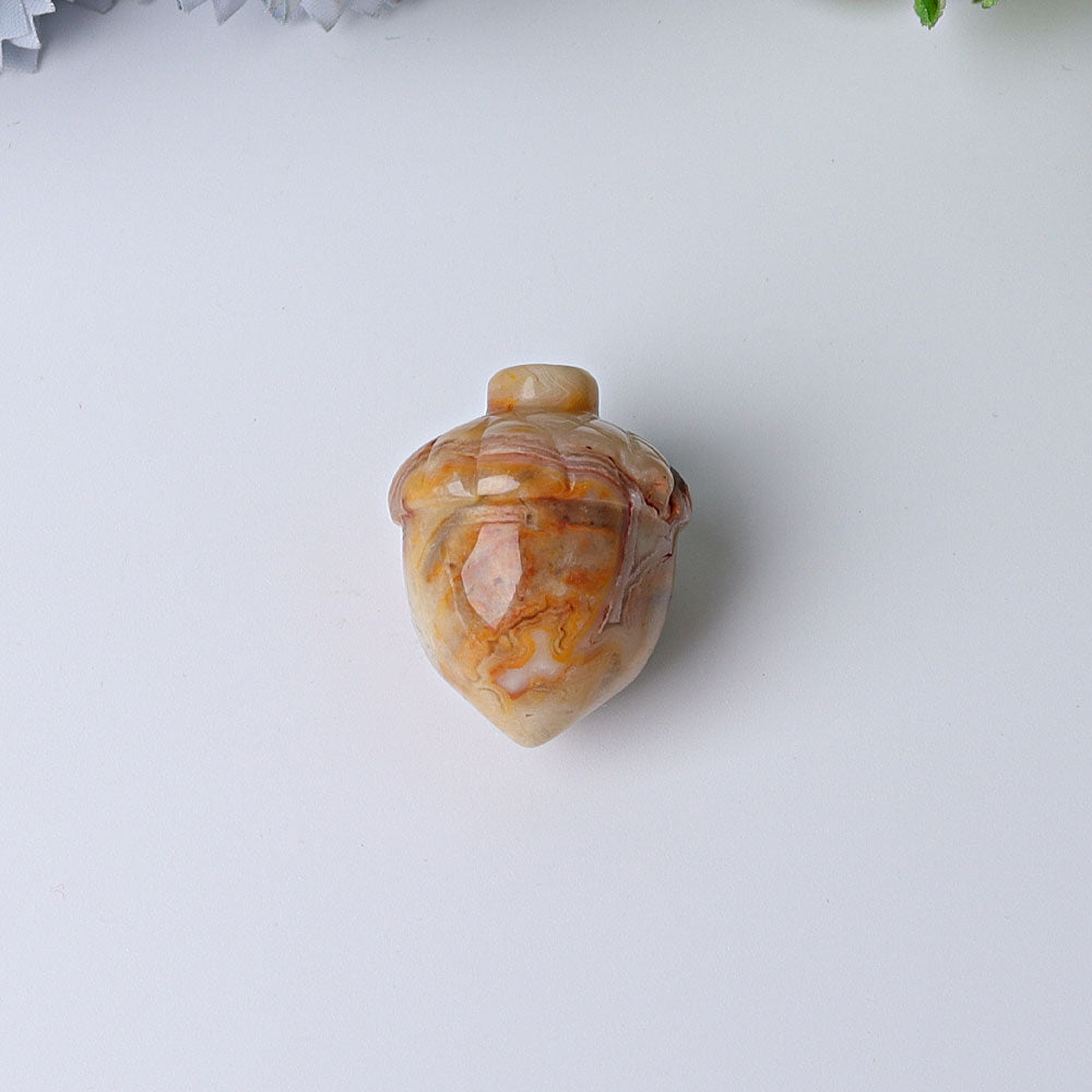 1 inch Crazy Agate Crystal Figurine Carving - Healing Energy