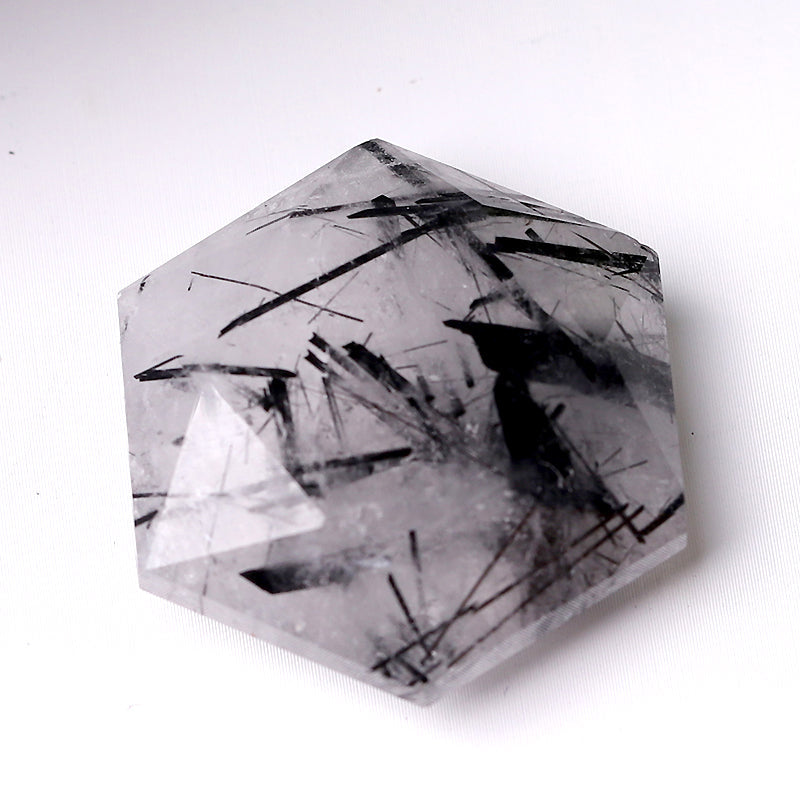 1 inch Hexagon Crystal Pocket Stone for Pendant Healing