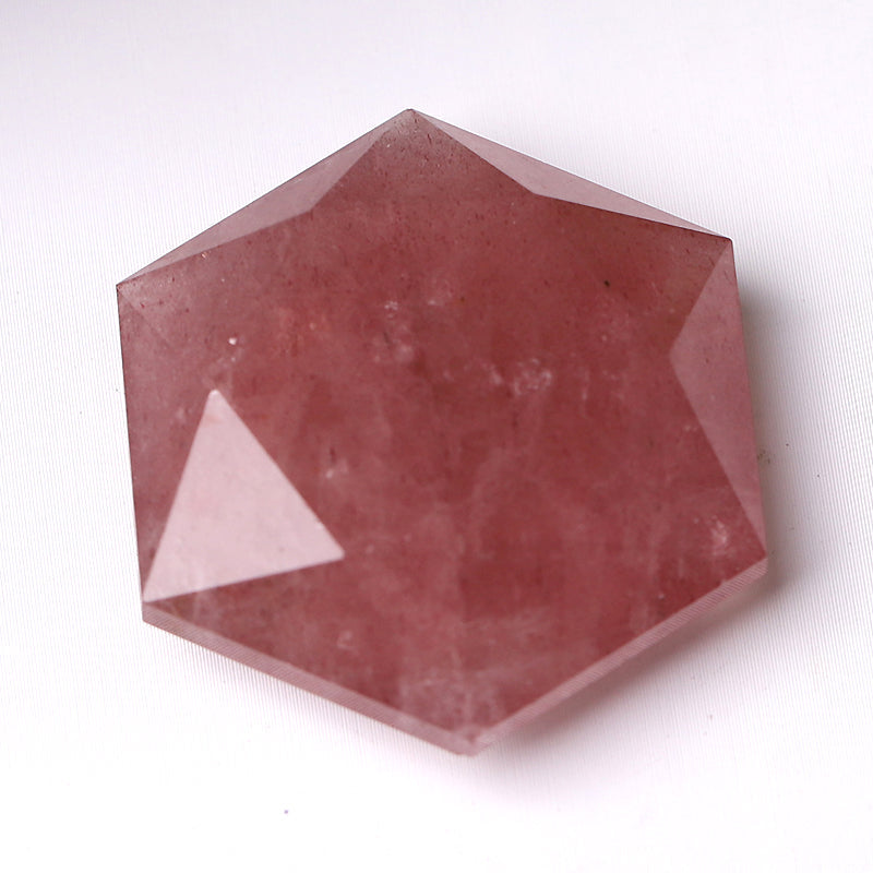 1 inch Hexagon Crystal Pocket Stone for Pendant Healing