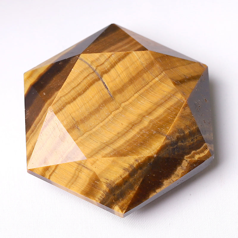 1 inch Hexagon Crystal Pocket Stone for Pendant Healing