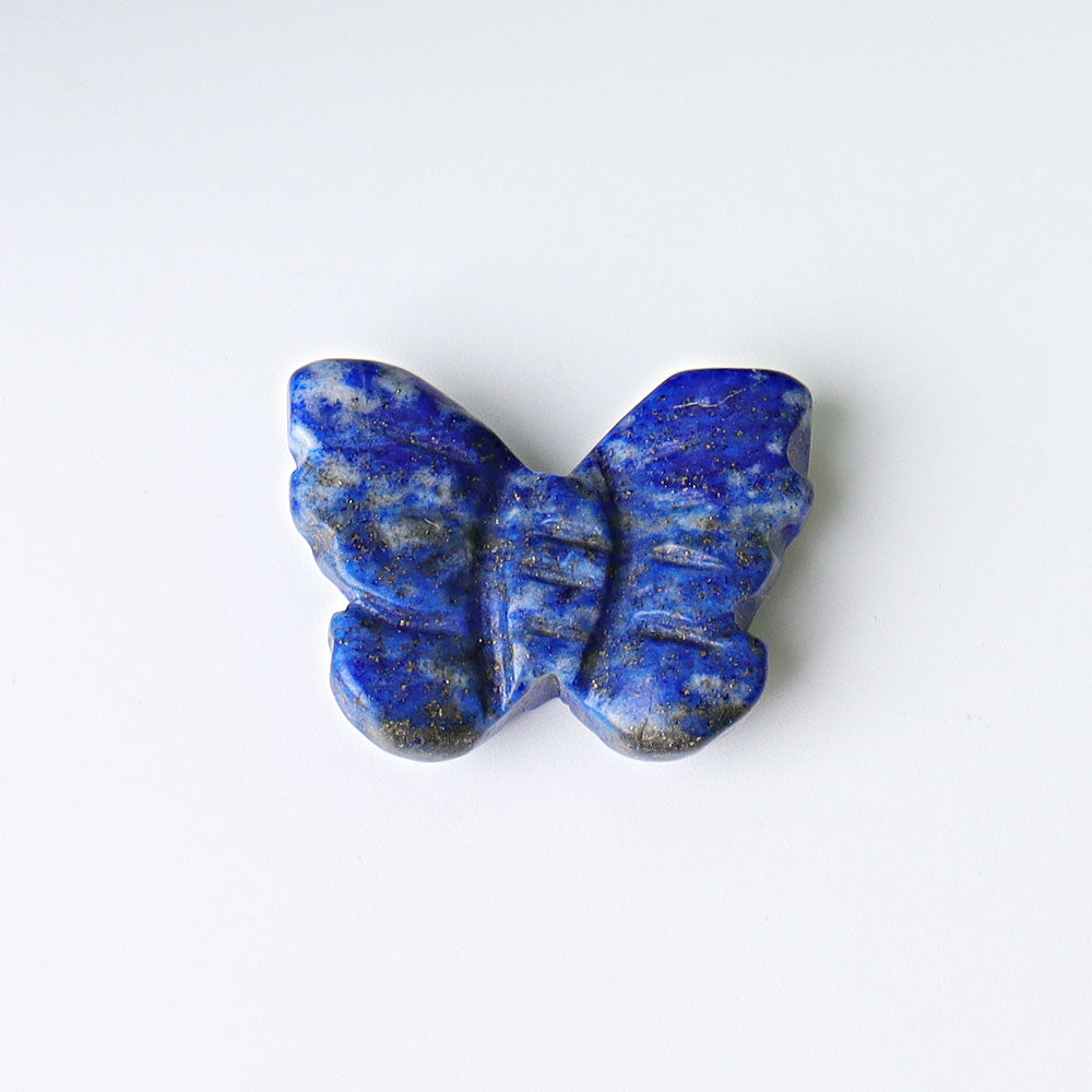 1 Inch Lapis Lazuli Mini Butterfly Crystal Carving