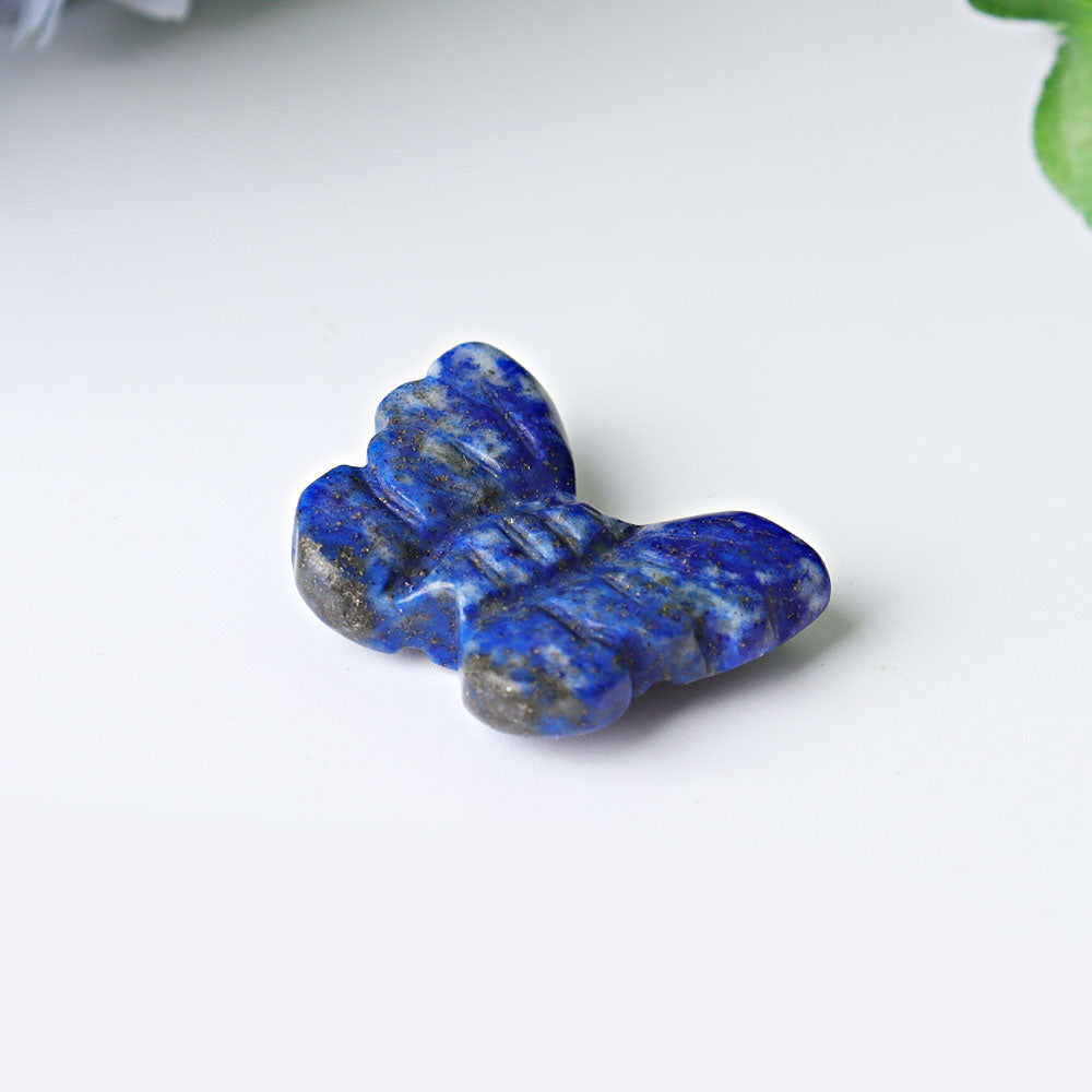 1 Inch Lapis Lazuli Mini Butterfly Crystal Carving