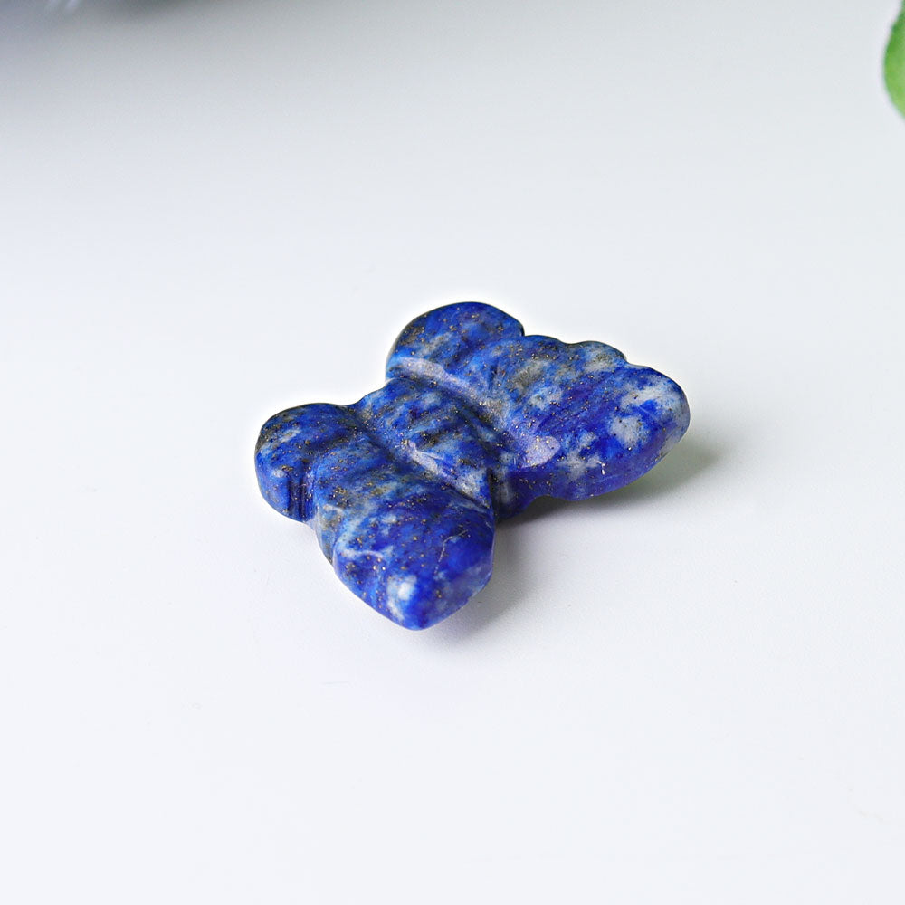 1 Inch Lapis Lazuli Mini Butterfly Crystal Carving