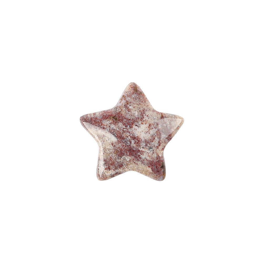 1 Inch Ocean Jasper Crystal Carving Stars Set of 4