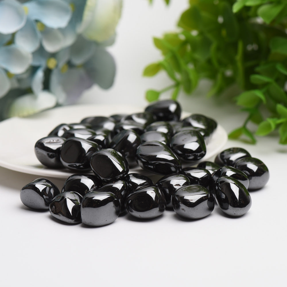 100g Hematite Crystal Tumbled Stones Bag for Healing