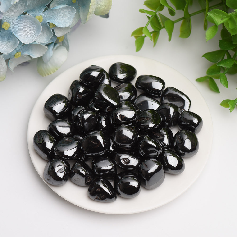 100g Hematite Crystal Tumbled Stones Bag for Healing