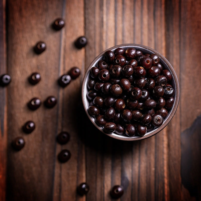 108-Bead Bowl Bodhi Seed Mala Bracelet for Spiritual Peace and Growth