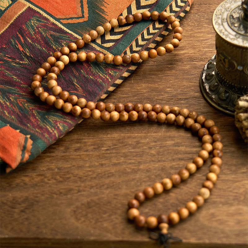 108 Beads Lightning Strike Peach Wood Protection Bracelet