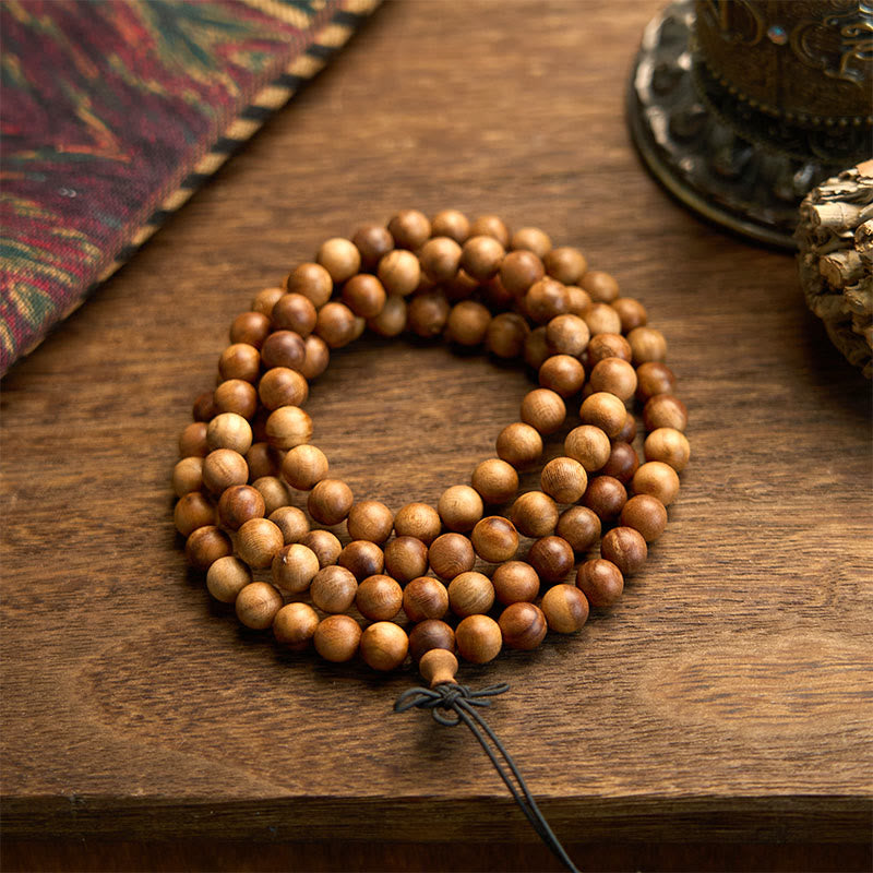 108 Beads Lightning Strike Peach Wood Protection Bracelet