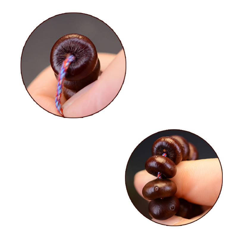 108 Beads Purple Bodhi Seed Mala Bracelet Meditation