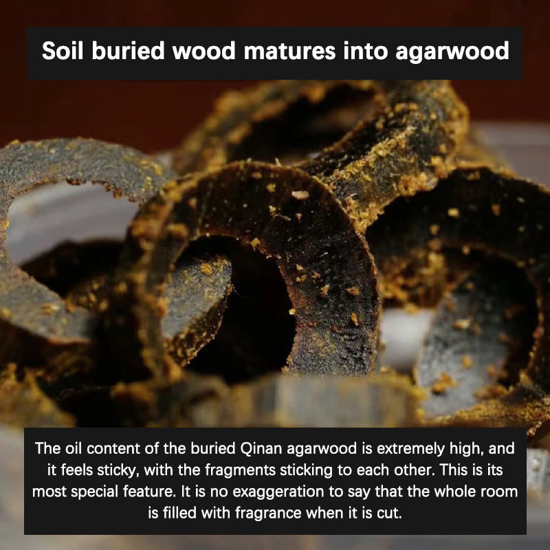 108 Mala Beads Agarwood Bracelet for Balance & Strength