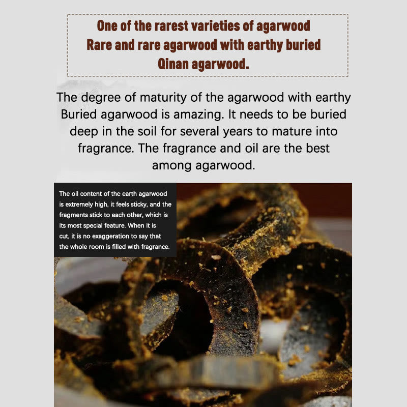 108 Mala Beads Agarwood Bracelet for Balance & Strength