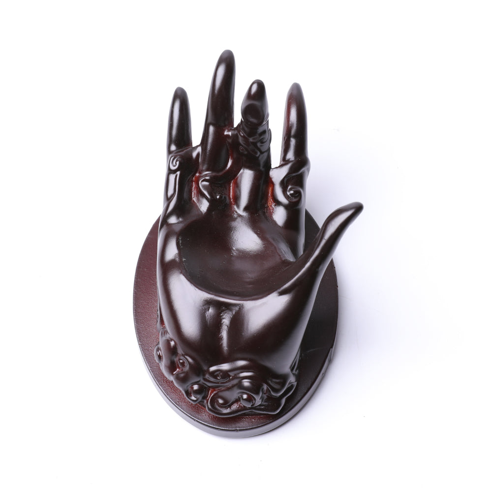 10cm Resin Guanyin Hand Crystal Display Stand