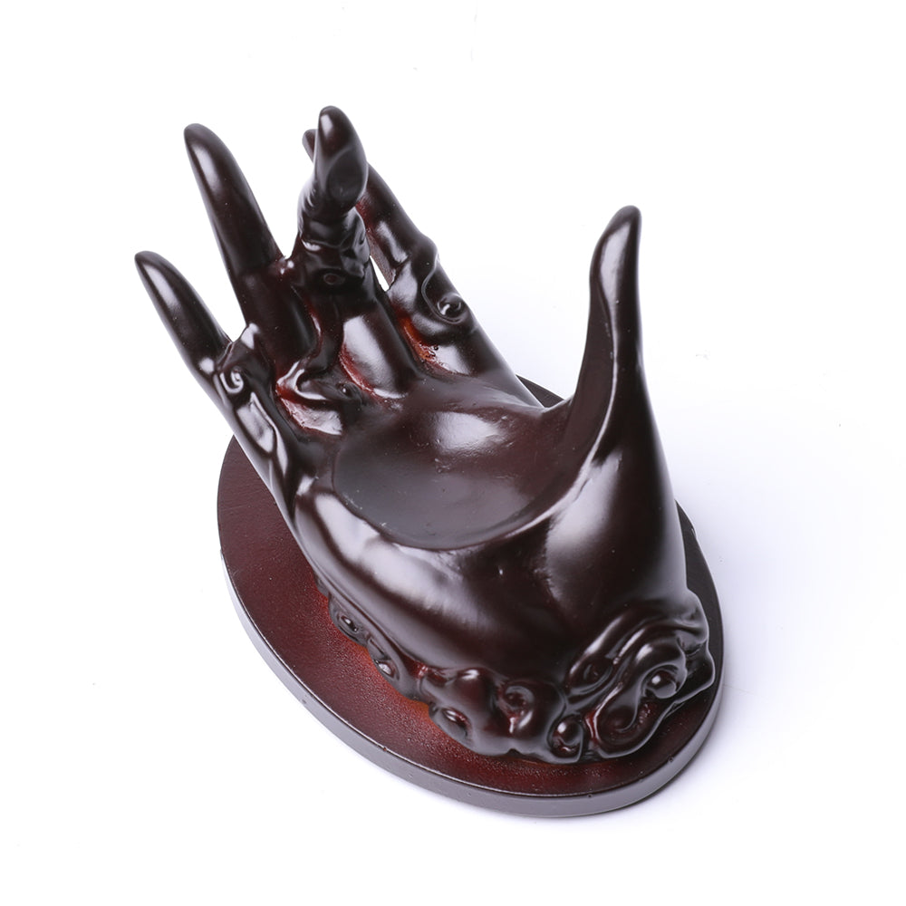10cm Resin Guanyin Hand Crystal Display Stand