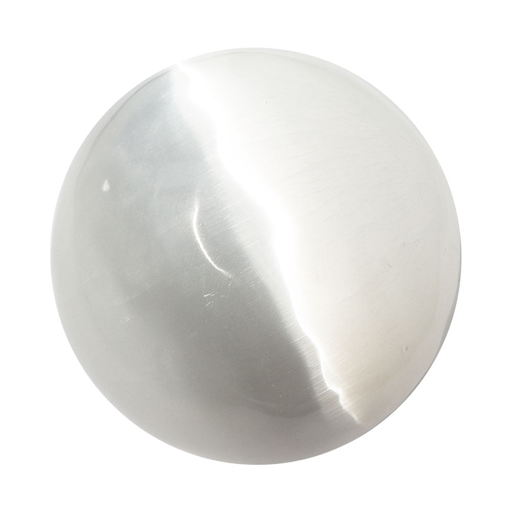 10cm Selenite White Sphere for Chakra Healing and Balance
