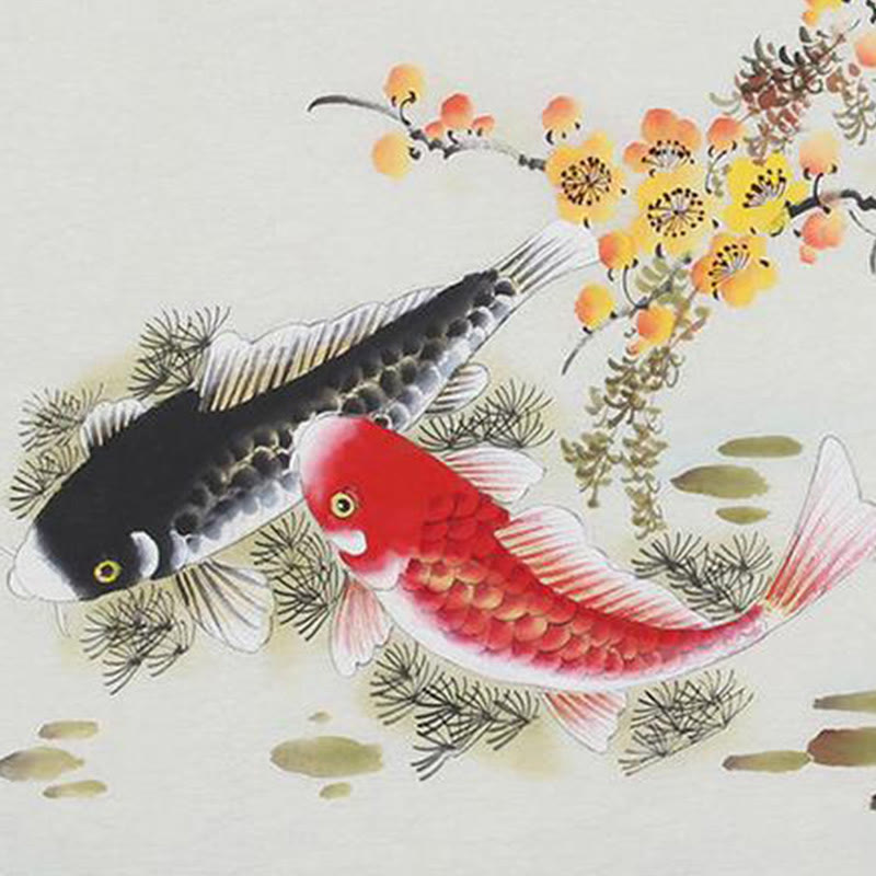 Adjustable Copper Koi Fish Luck & Prosperity Bracelet