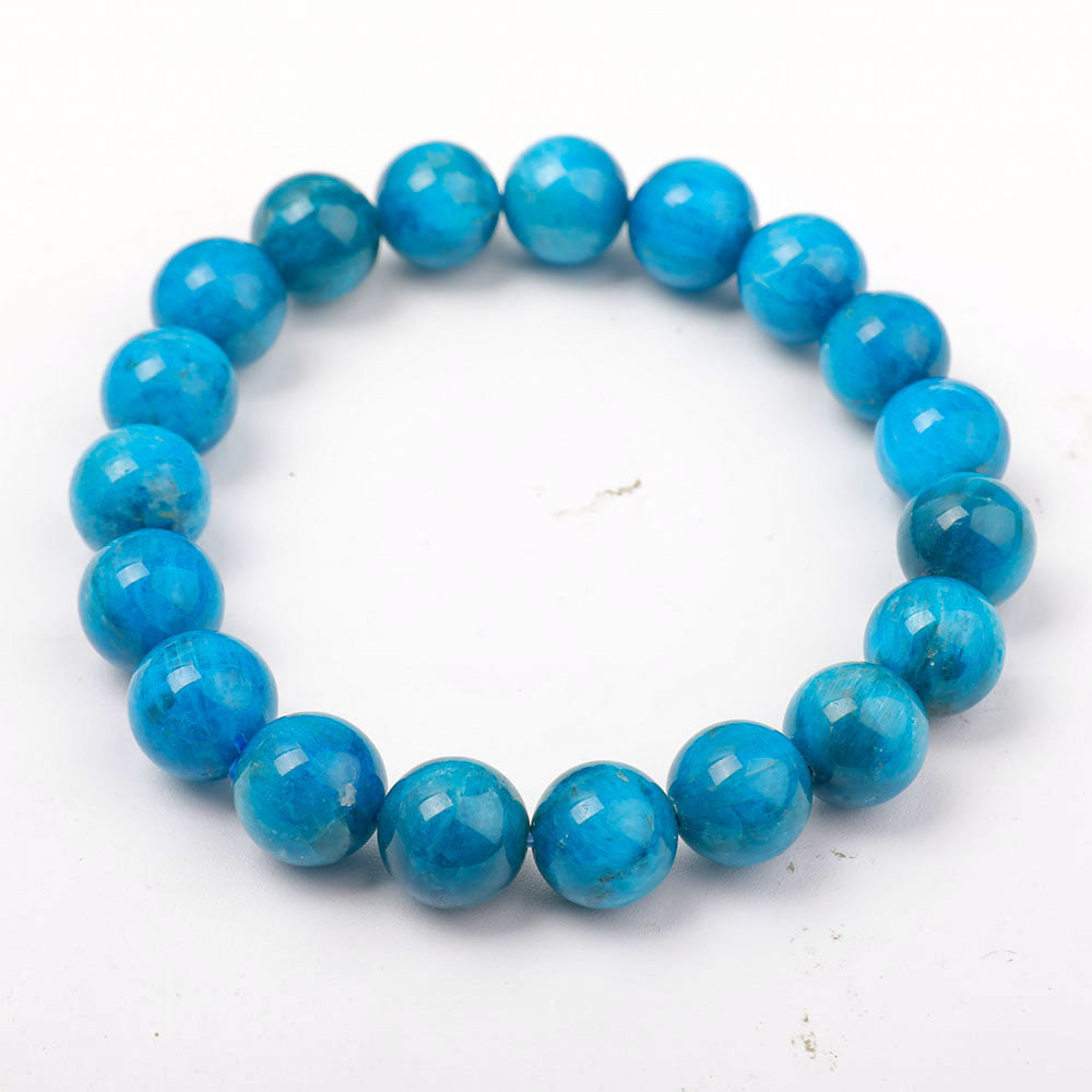 10mm Blue Apatite Healing Spiritual Bracelet