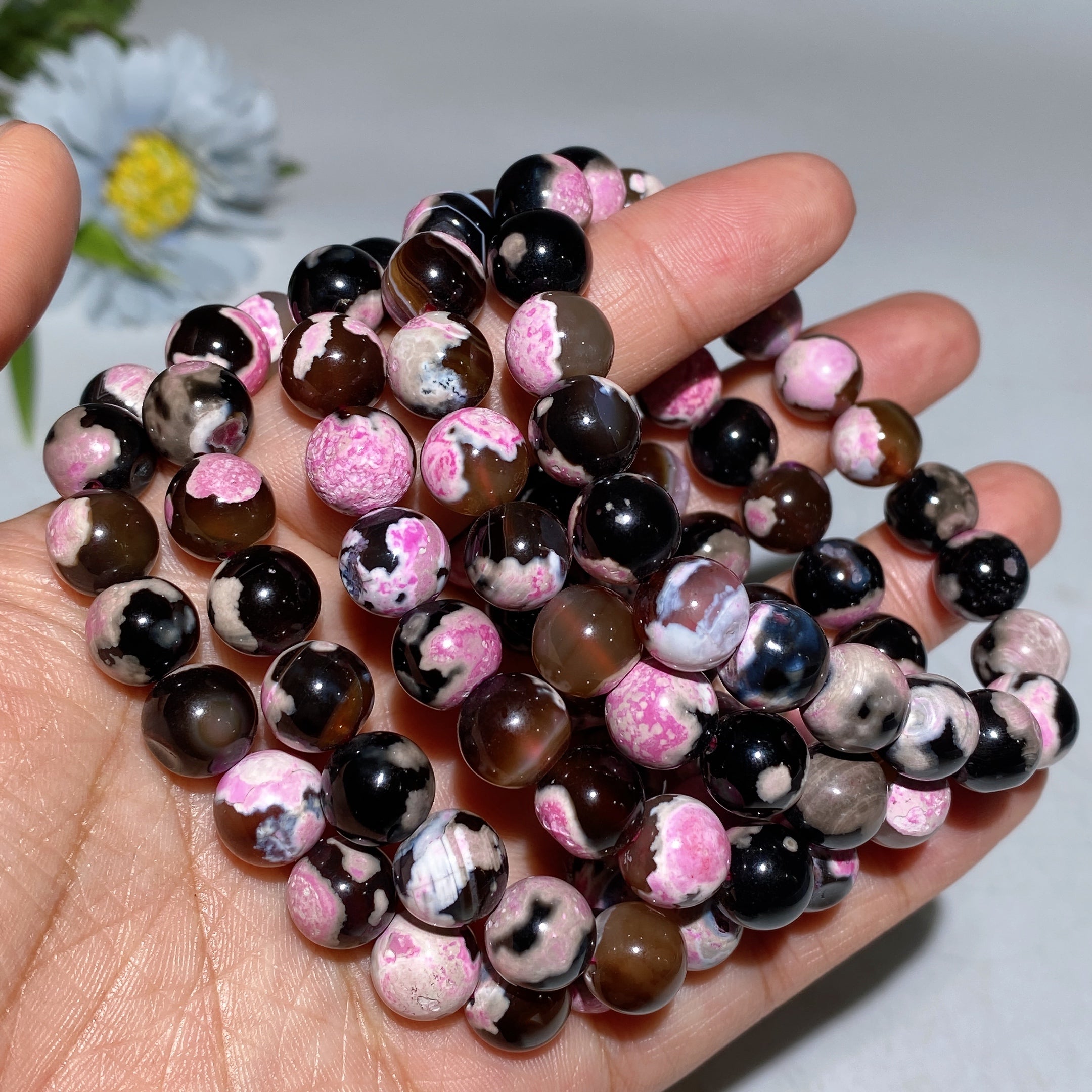 10mm Orca Agate Bracelet for Healing | Healing Sounds