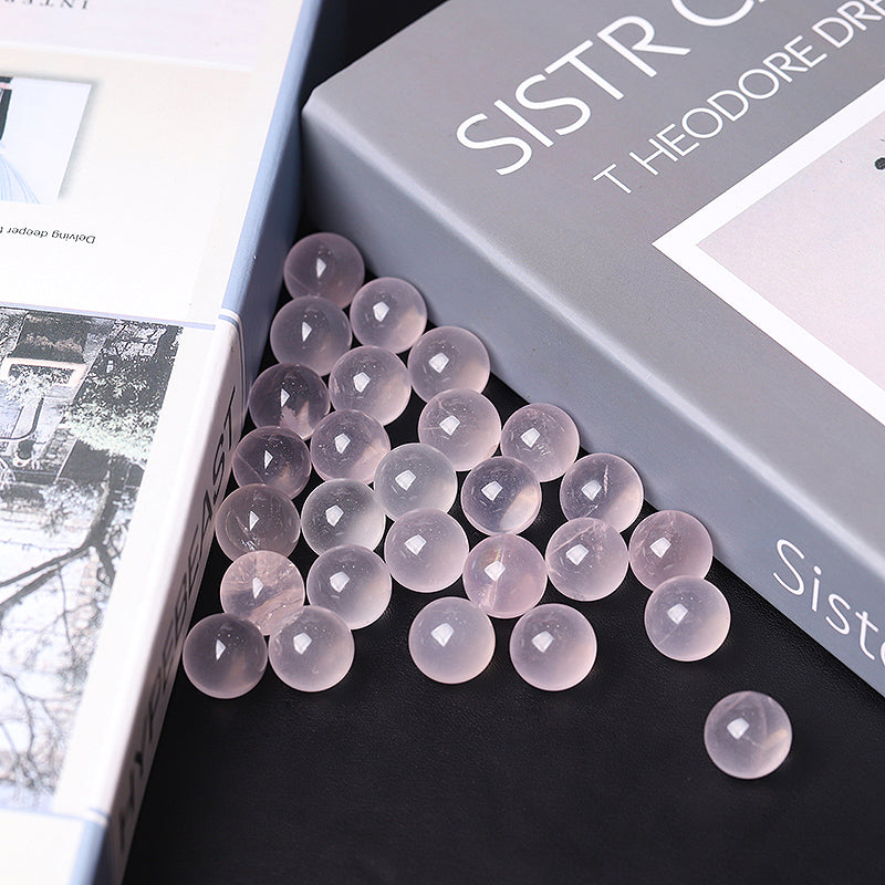 10mm Rose Quartz Sphere for Energy Healing and Meditation