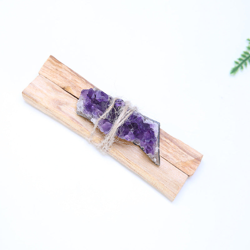 Natural Palo Santo Crystal Altar Set for Spiritual Purification