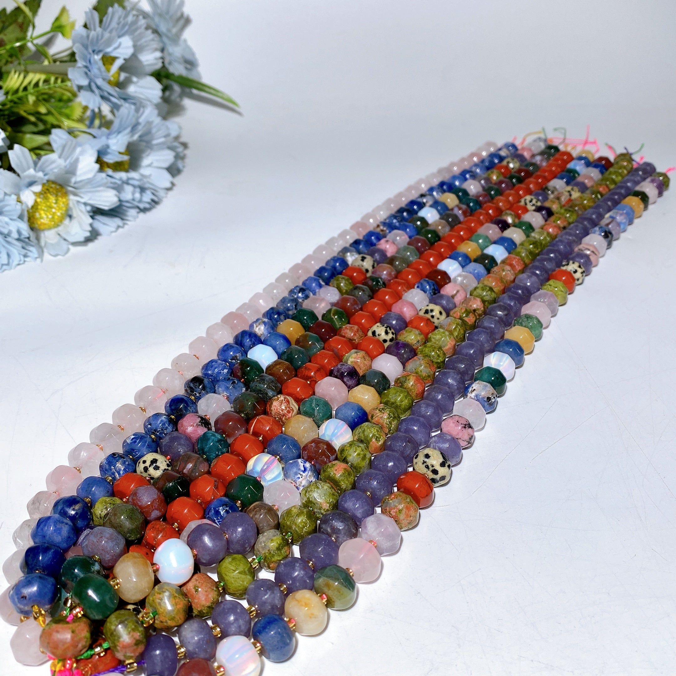 11mm Mixed Crystal Beads String for Jewelry Making