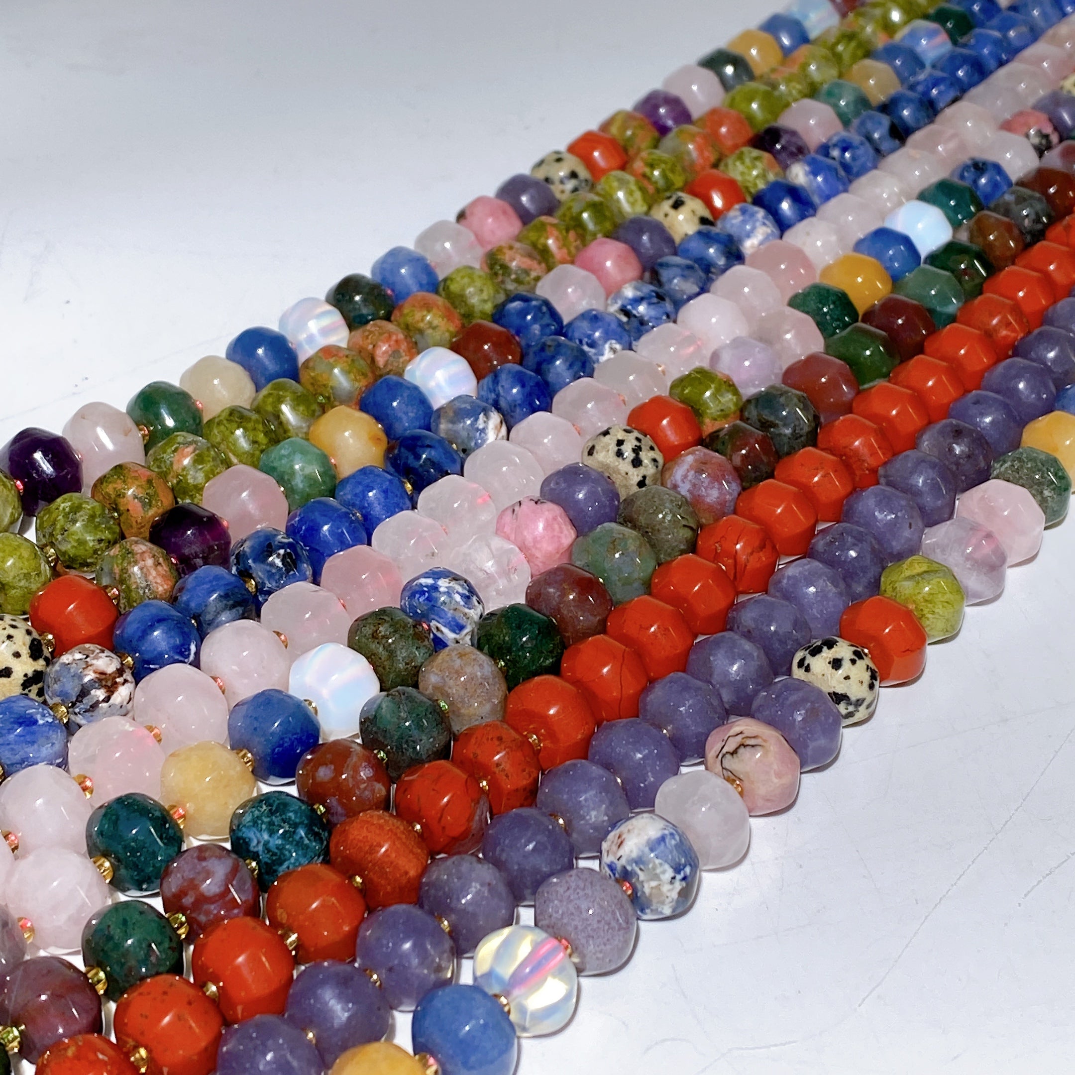 11mm Mixed Crystal Beads String for Jewelry Making