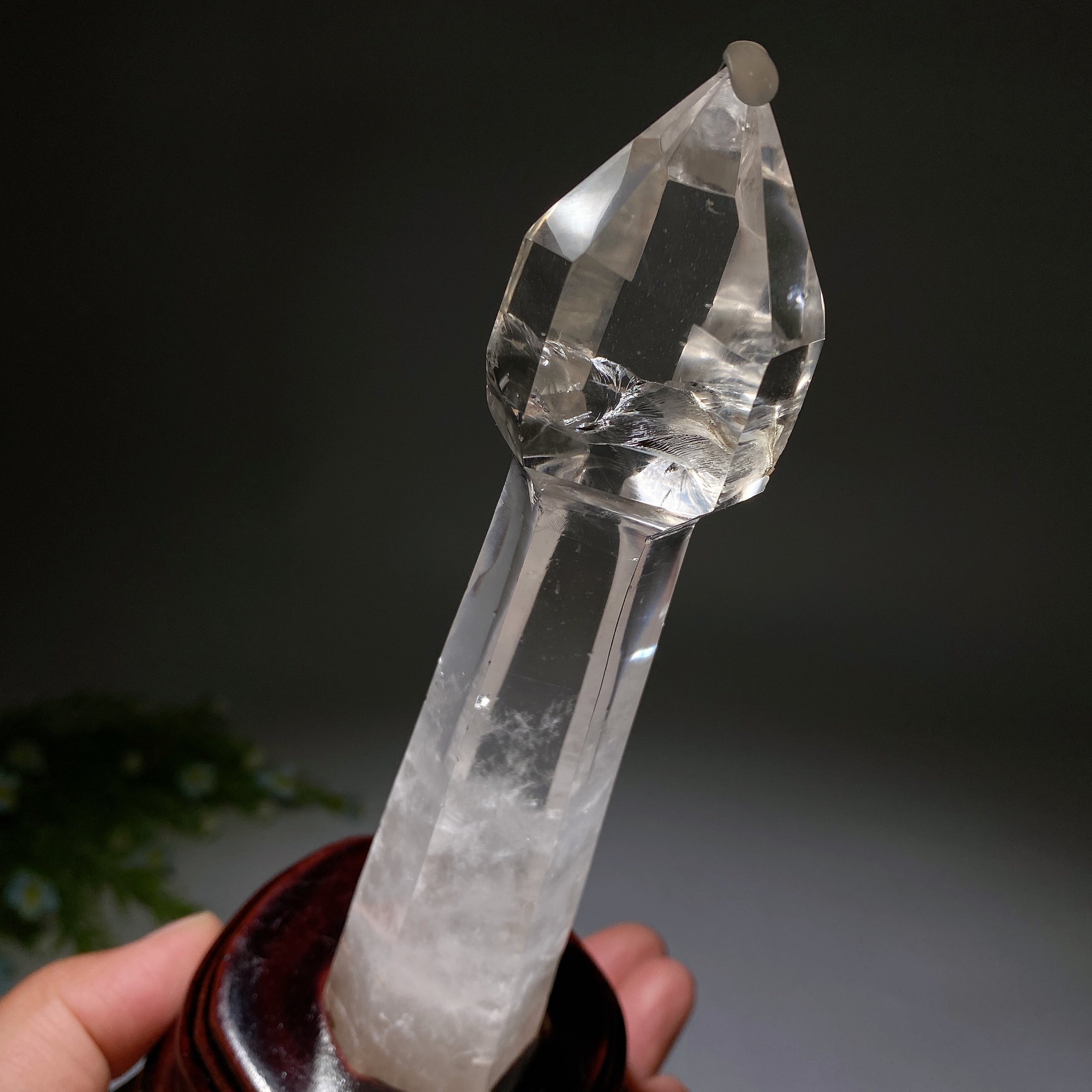 12-20cm Clear Quartz Crystal Wand for Healing Energy
