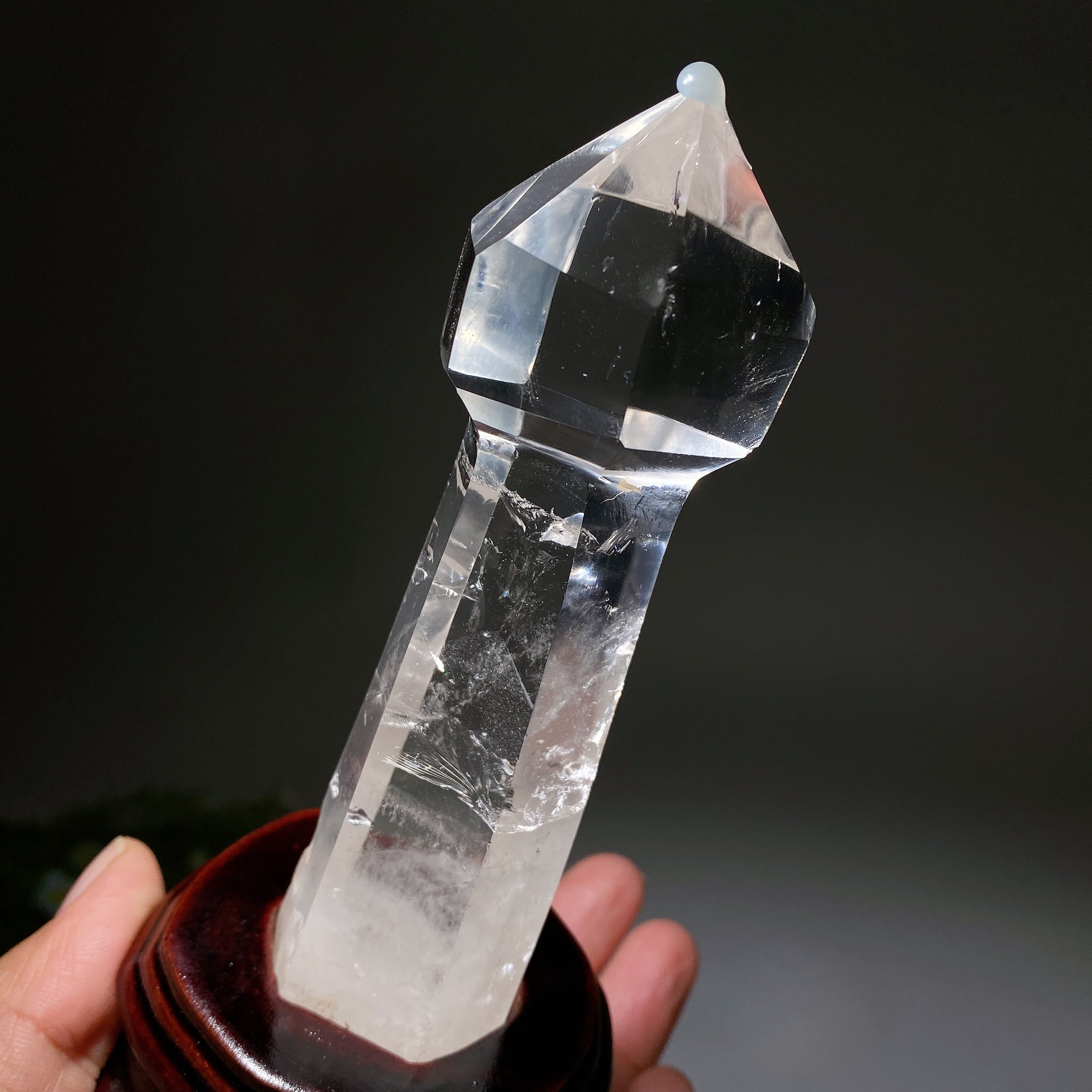 12-20cm Clear Quartz Crystal Wand for Healing Energy
