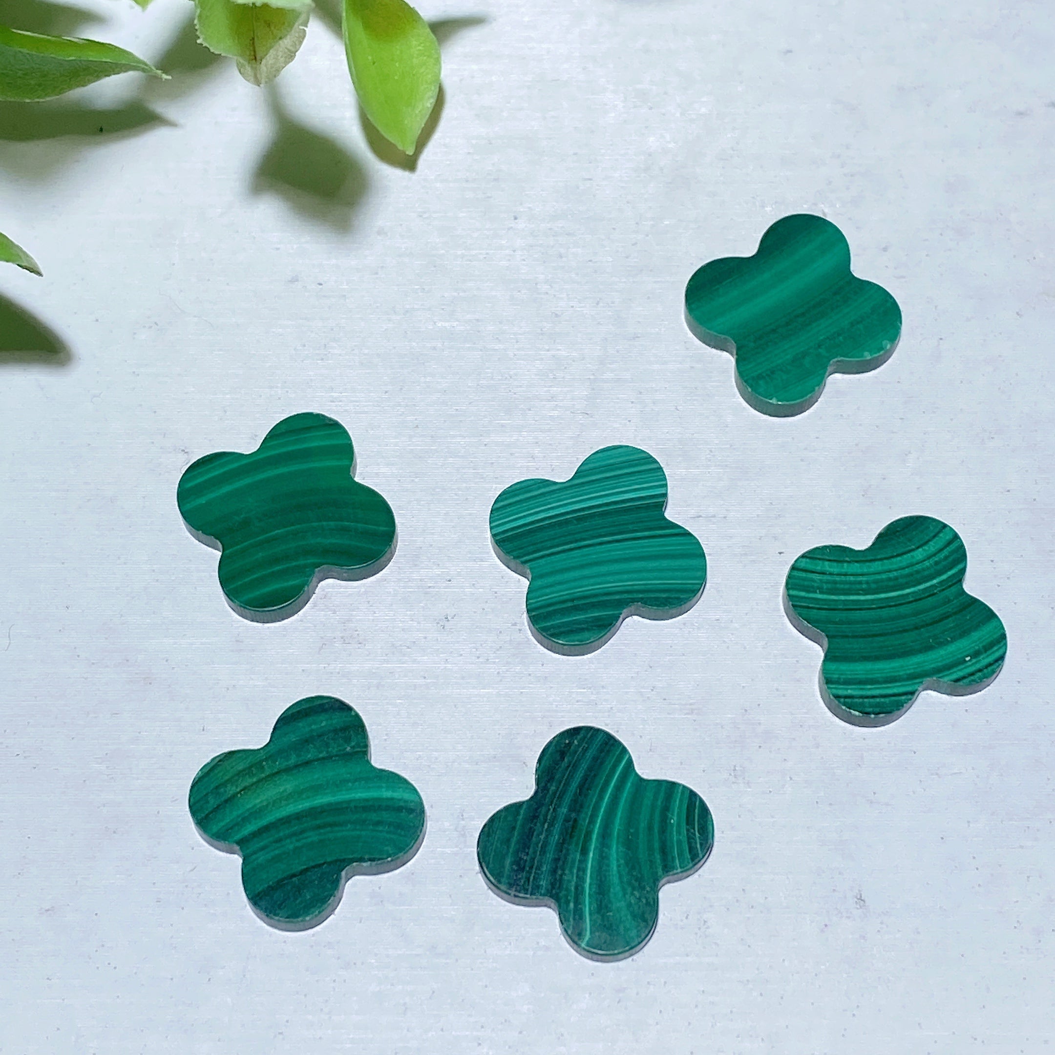 12-20mm Peach Moonstone Malachite Crystal Jewelry Stones