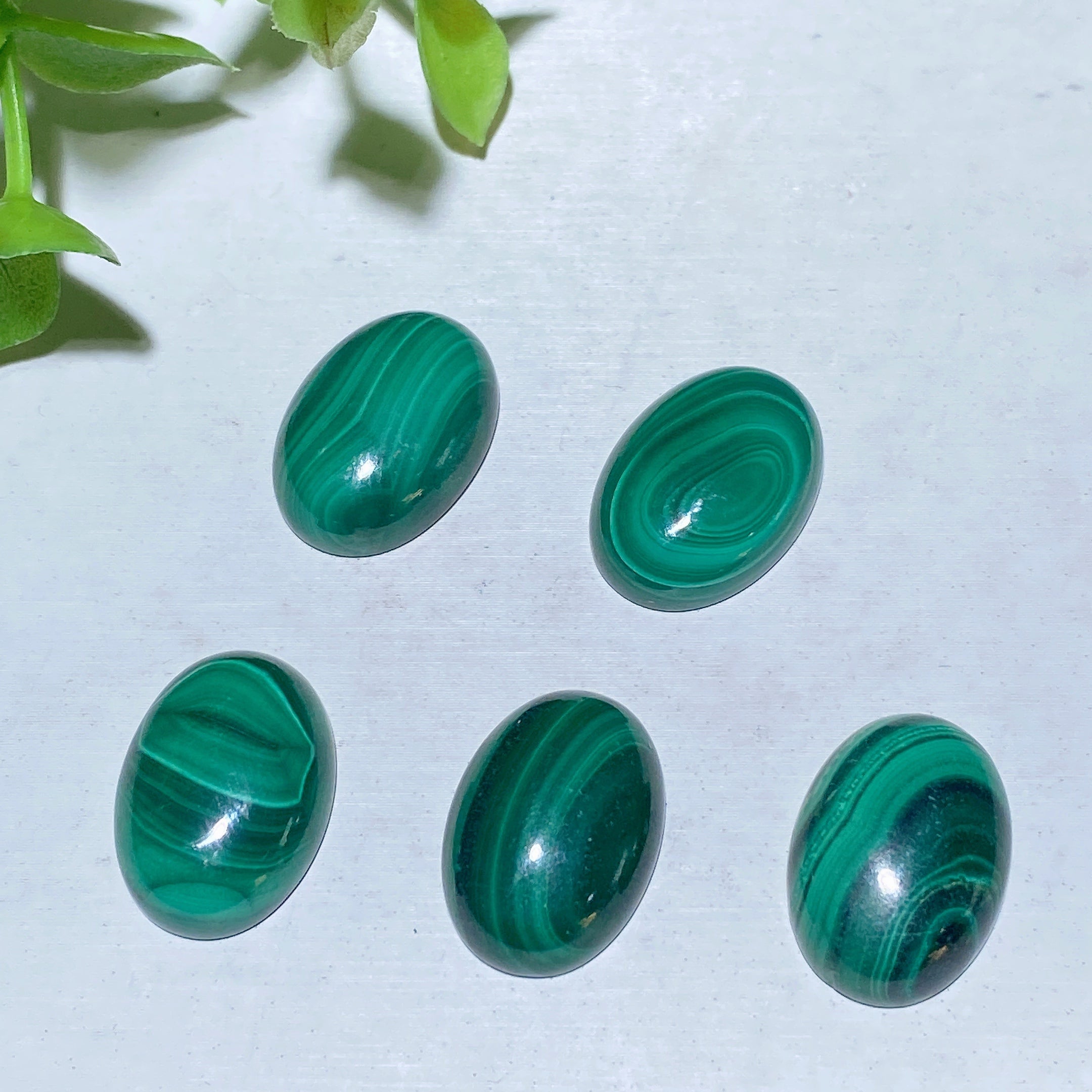 12-20mm Peach Moonstone Malachite Crystal Jewelry Stones