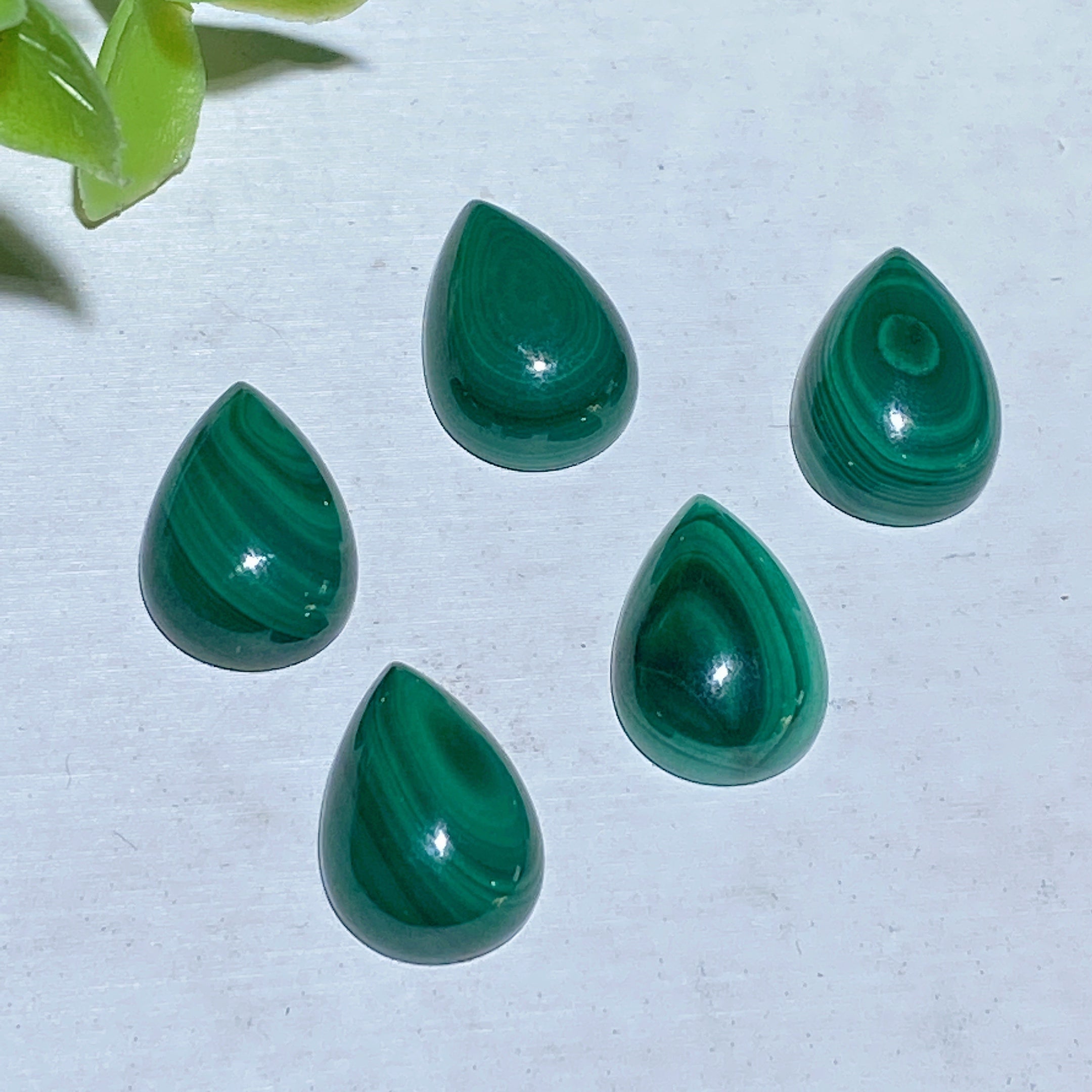 12-20mm Peach Moonstone Malachite Crystal Jewelry Stones