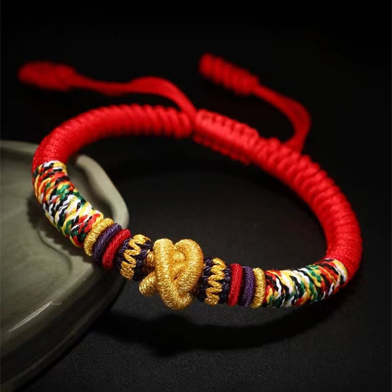 925 Sterling Silver Om Mani Padme Hum King Kong Knot Faith Bracelet